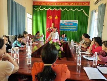 Hội LHPN xã Thanh Lương, thị xã Bình Long tổ chức sơ kết công tác hội  6 tháng đầu năm 2022