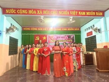 Chi hội Phụ nữ các thôn tại xã Bình Sơn tổ chức các  hoạt động kỷ niệm 113 năm ngày quốc tế phụ nữ 08/3