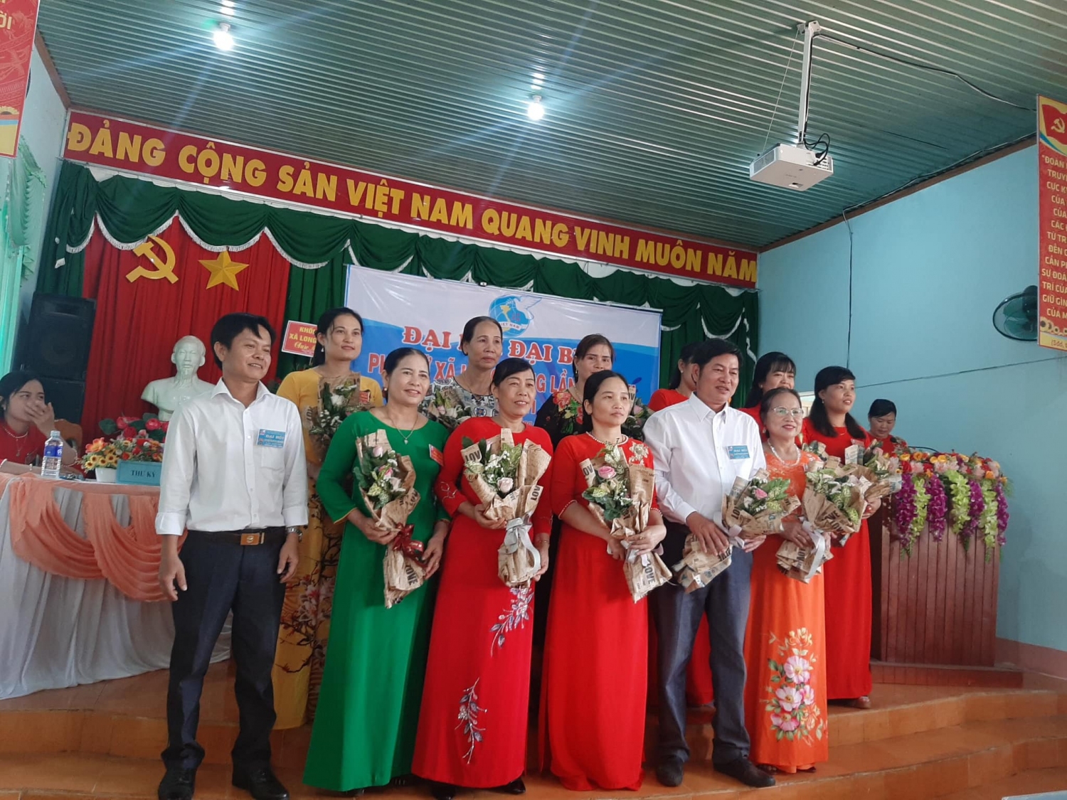 Xã Long Hưng tổ chức thành công đại hội đại biểu phụ nữ xã lần thứ VIII, nhiệm kỳ 2021-2026